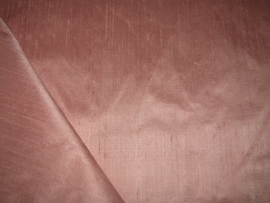 100% pure silk dupioni fabric rose 54" wide with slubs MM104[4]