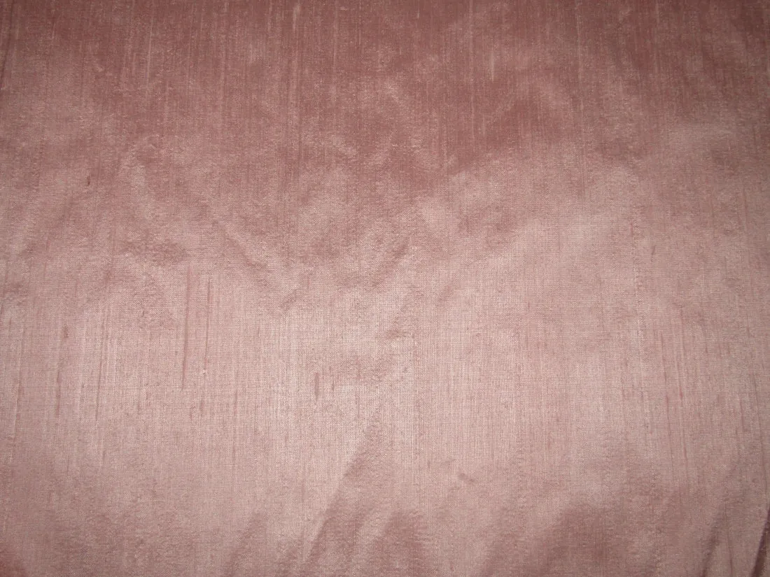 100% pure silk dupioni fabric rose 54" wide with slubs MM104[4]