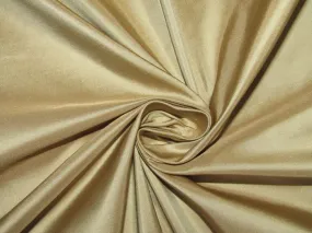 100% PURE SILK TAFFETA FABRIC CHAZAL GOLD color 54" wide TAF236