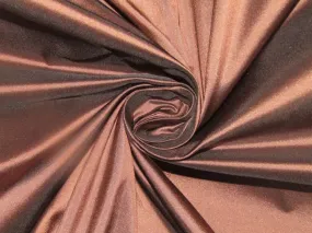 100% SILK TAFFETA FABRIC Cocoa color 54" wide TAF19[4]