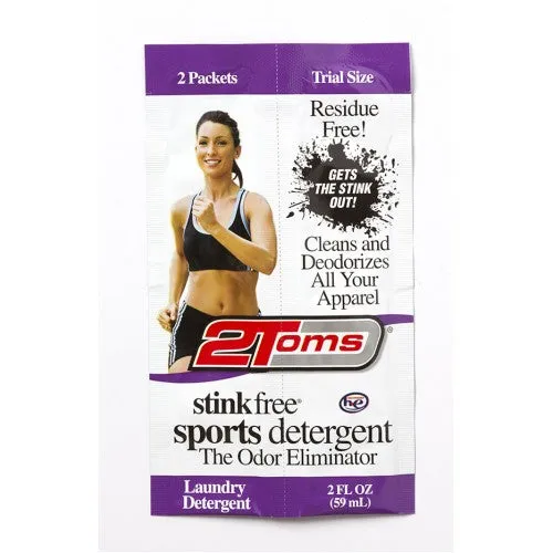 2Toms | Stink Free Sports Detergent | 2 oz Packet