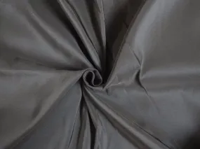 40 MM HEAVY WEIGHT TAUPE BROWN SILK TAFFETA FABRIC 54&quot; wide