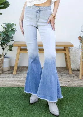 Bell Bottom High Waist Denim Jeans by Anna-Kaci