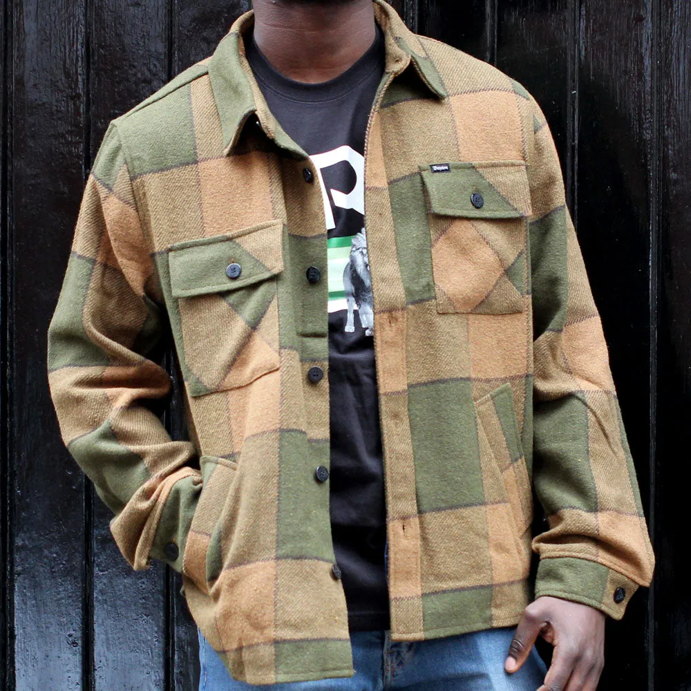 Brixton Roth Jacket Green Plaid