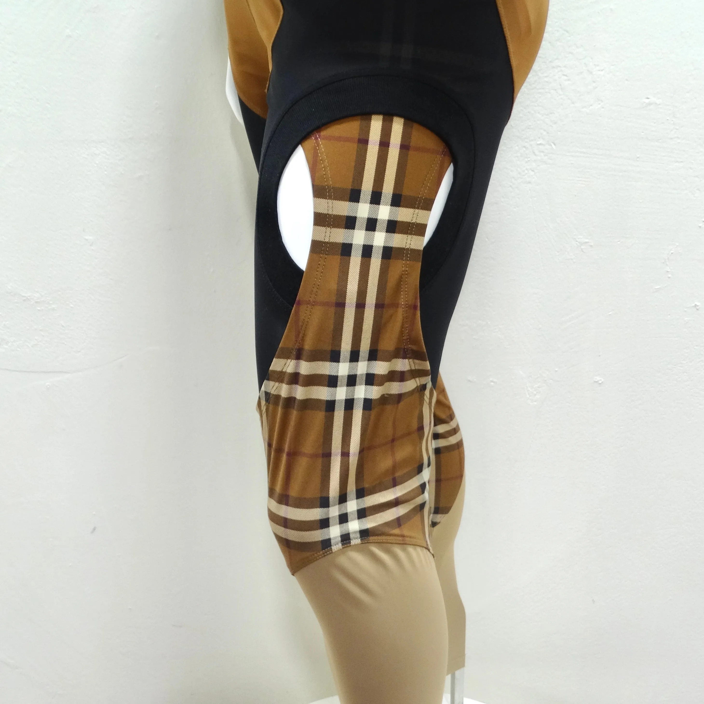 Burberry Sporty Panel Brown Leggings