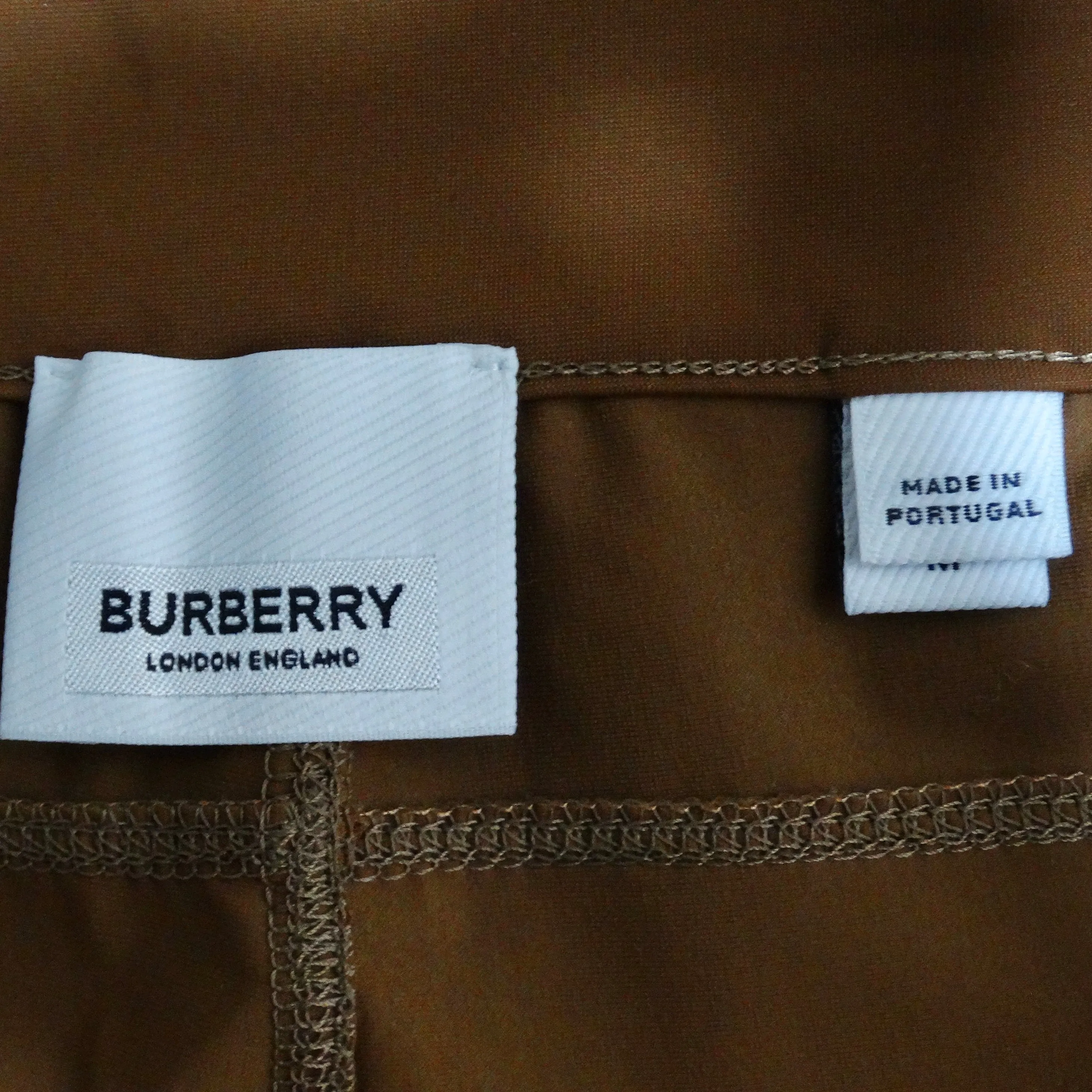 Burberry Sporty Panel Brown Leggings