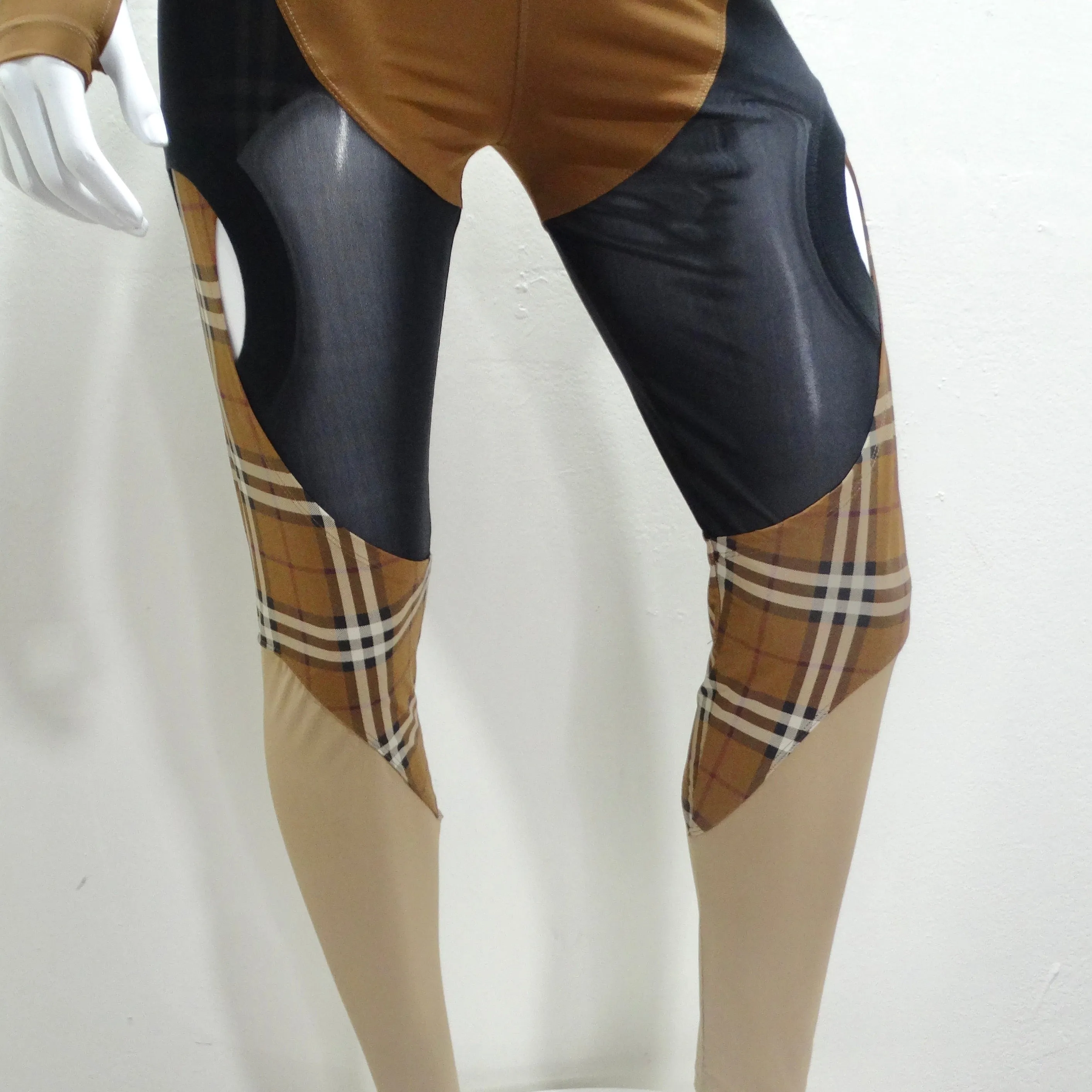 Burberry Sporty Panel Brown Leggings