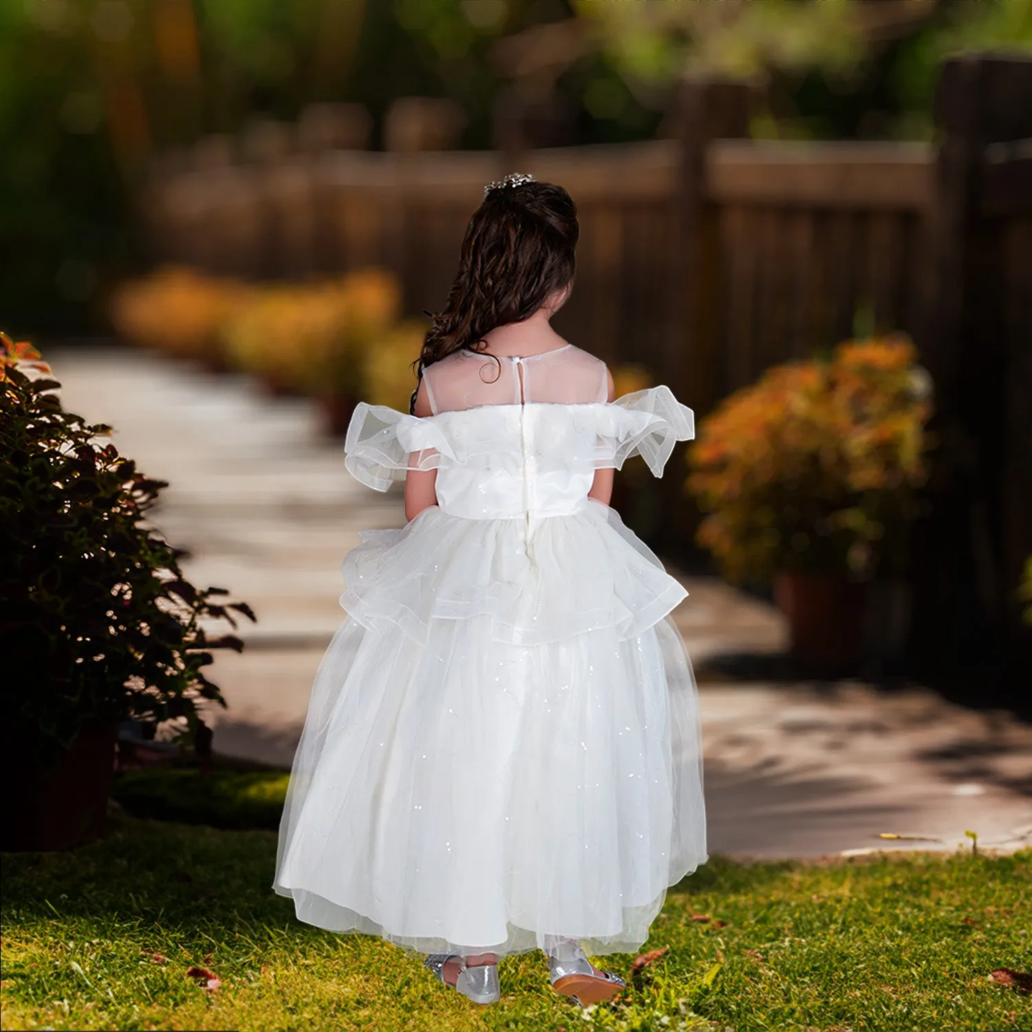 Emma Flower Girl Dress - Ivory