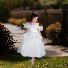 Emma Flower Girl Dress - Ivory