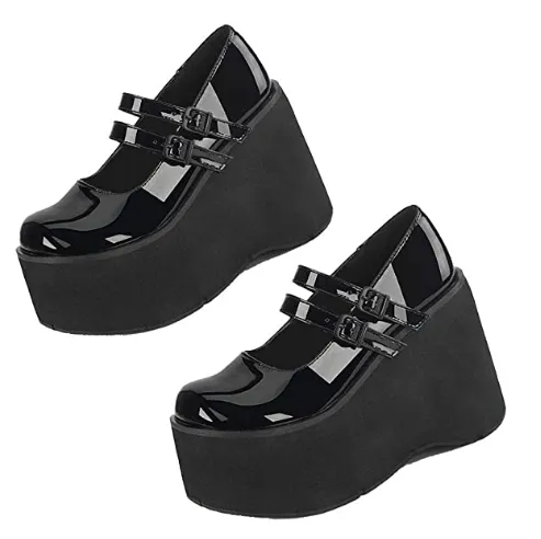 Funki Buys | Shoes | Women's Platform Wedge High Mary Janes