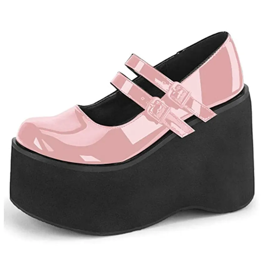 Funki Buys | Shoes | Women's Platform Wedge High Mary Janes