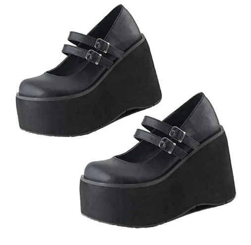 Funki Buys | Shoes | Women's Platform Wedge High Mary Janes