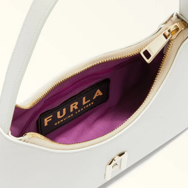 FURLA DIAMANTE SHOULDER BAG IN WHITE