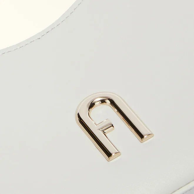 FURLA DIAMANTE SHOULDER BAG IN WHITE