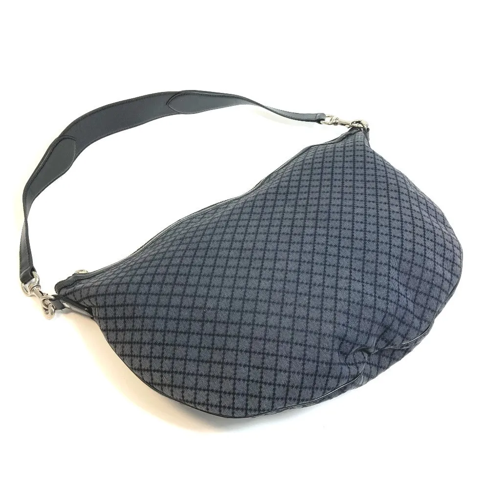 GUCCI Shoulder Bag 243308 canvas Black x gray Diamante Women Secondhand