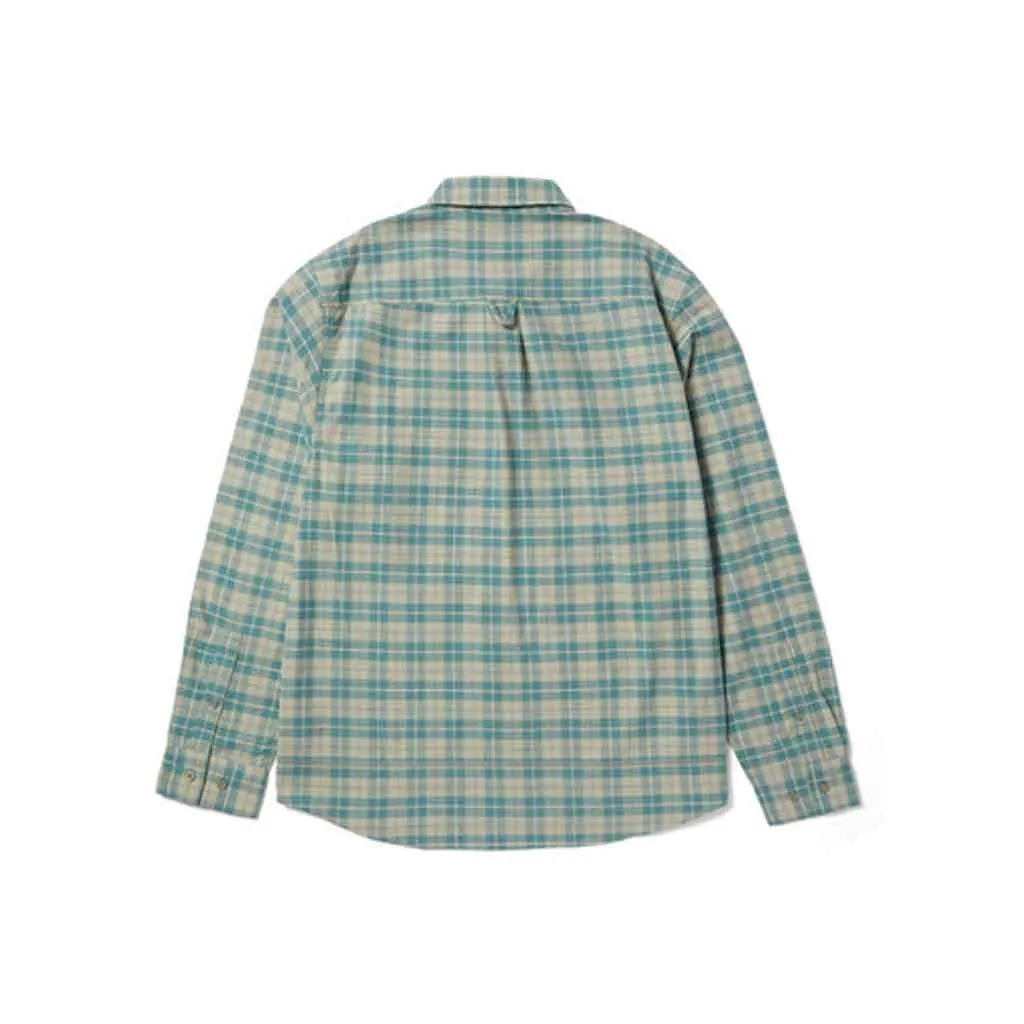 Huf Modal L/S Plaid Shirt - Putty