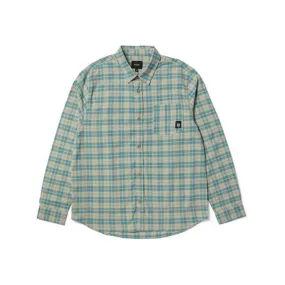 Huf Modal L/S Plaid Shirt - Putty