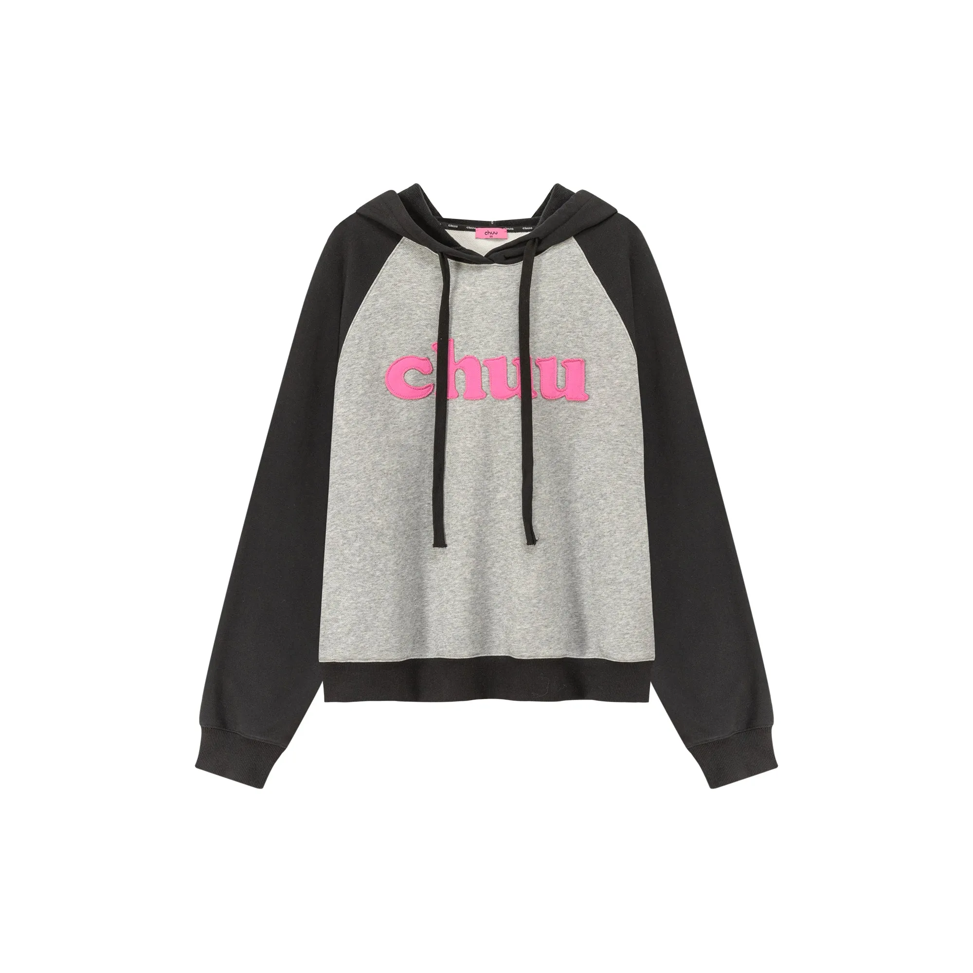 Logo Color Combination Raglan Hoodie