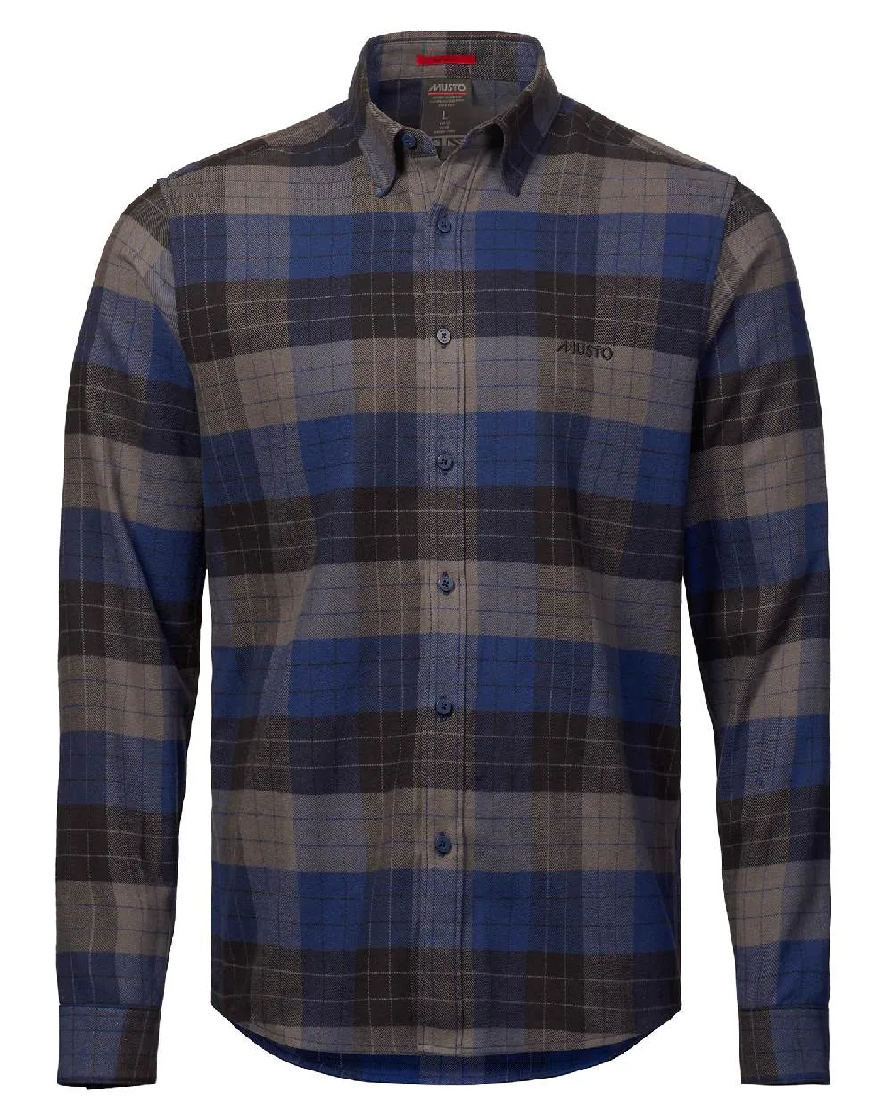 Musto Mens Marina Plaid Long Sleeve Shirt 2.0