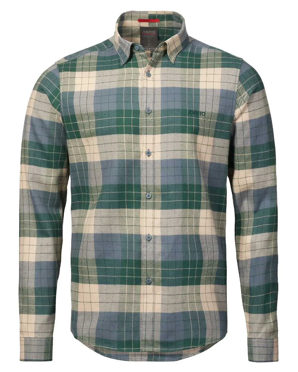 Musto Mens Marina Plaid Long Sleeve Shirt 2.0