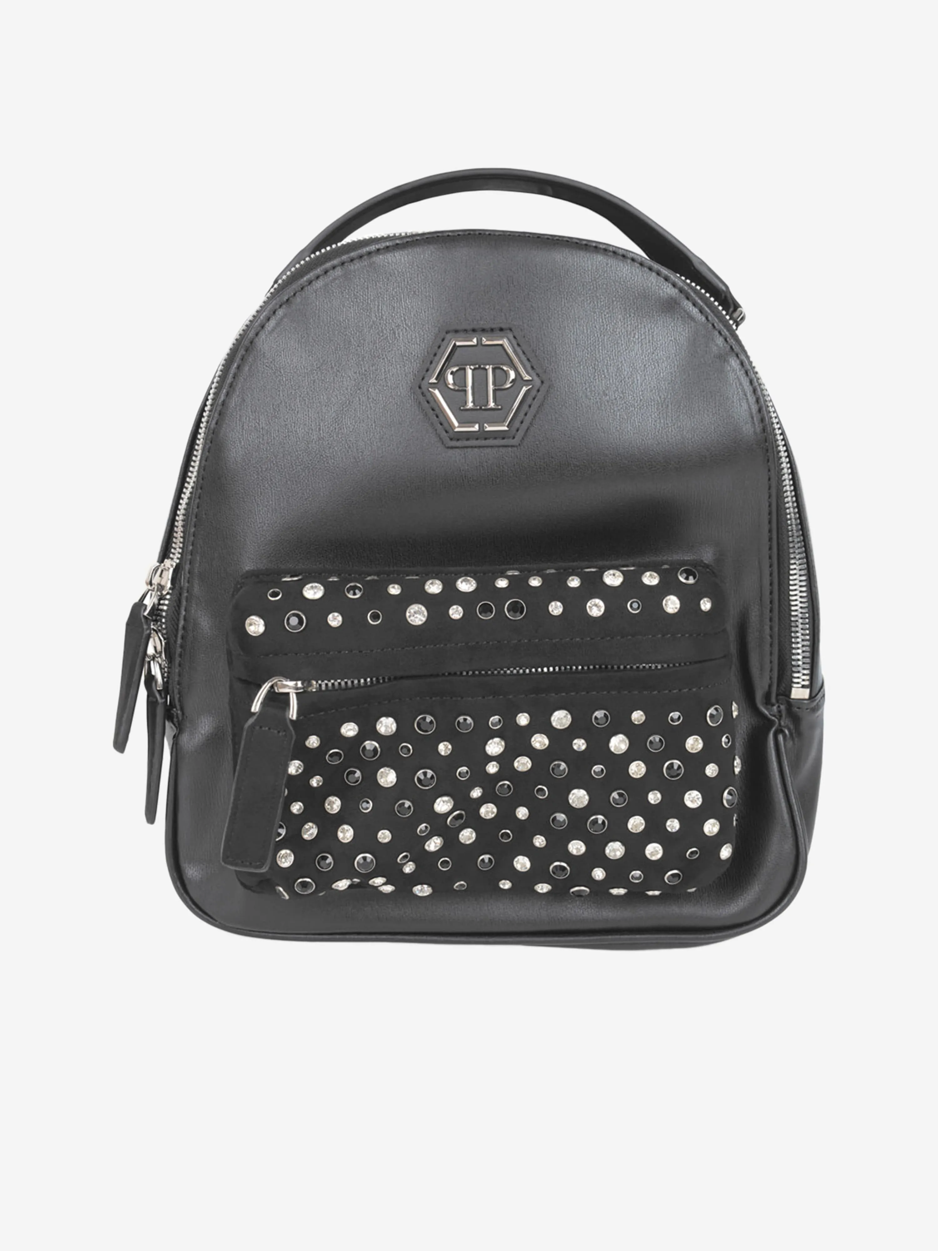 Philipp Plein Girls Diamante Studded Star Backpack