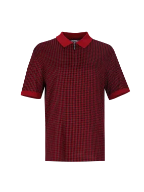 short-sleeved polo shirt