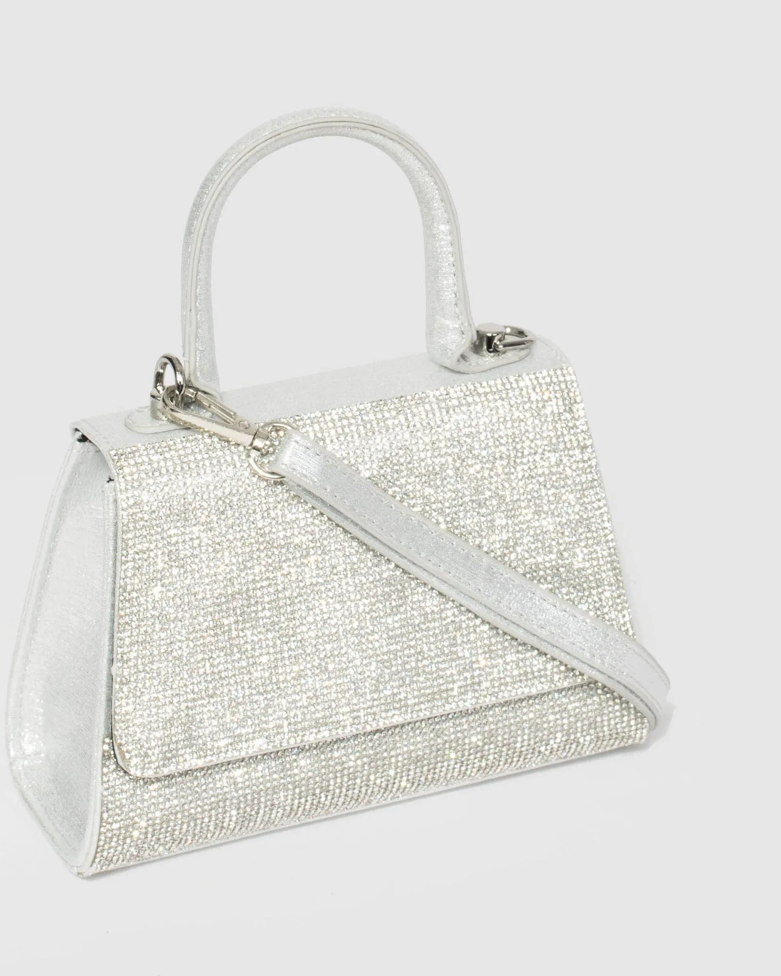 Silver Lilith Crystal Bag