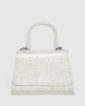 Silver Lilith Crystal Bag