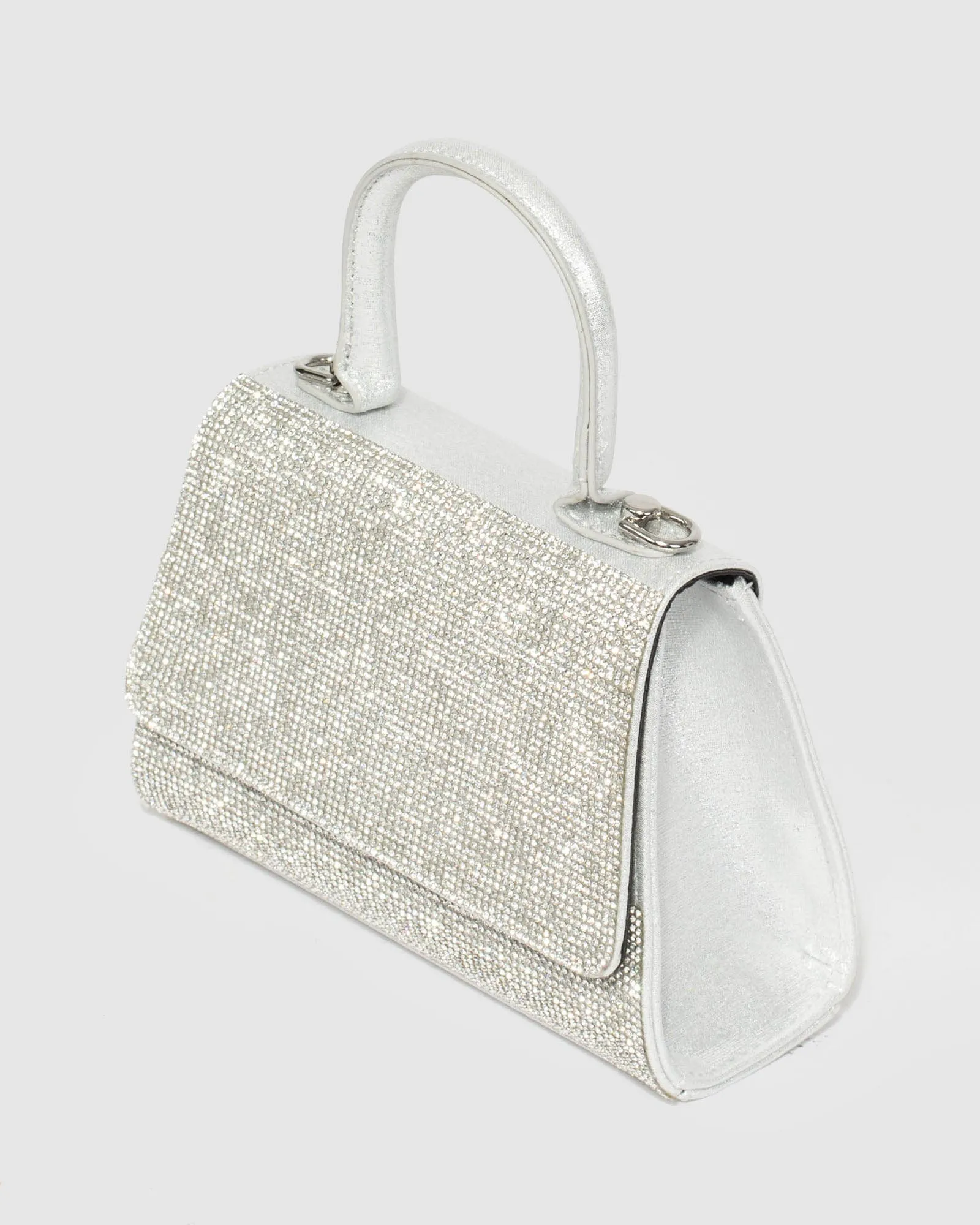 Silver Lilith Crystal Bag