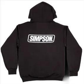 Simpson Logo Hoodie - Black/White