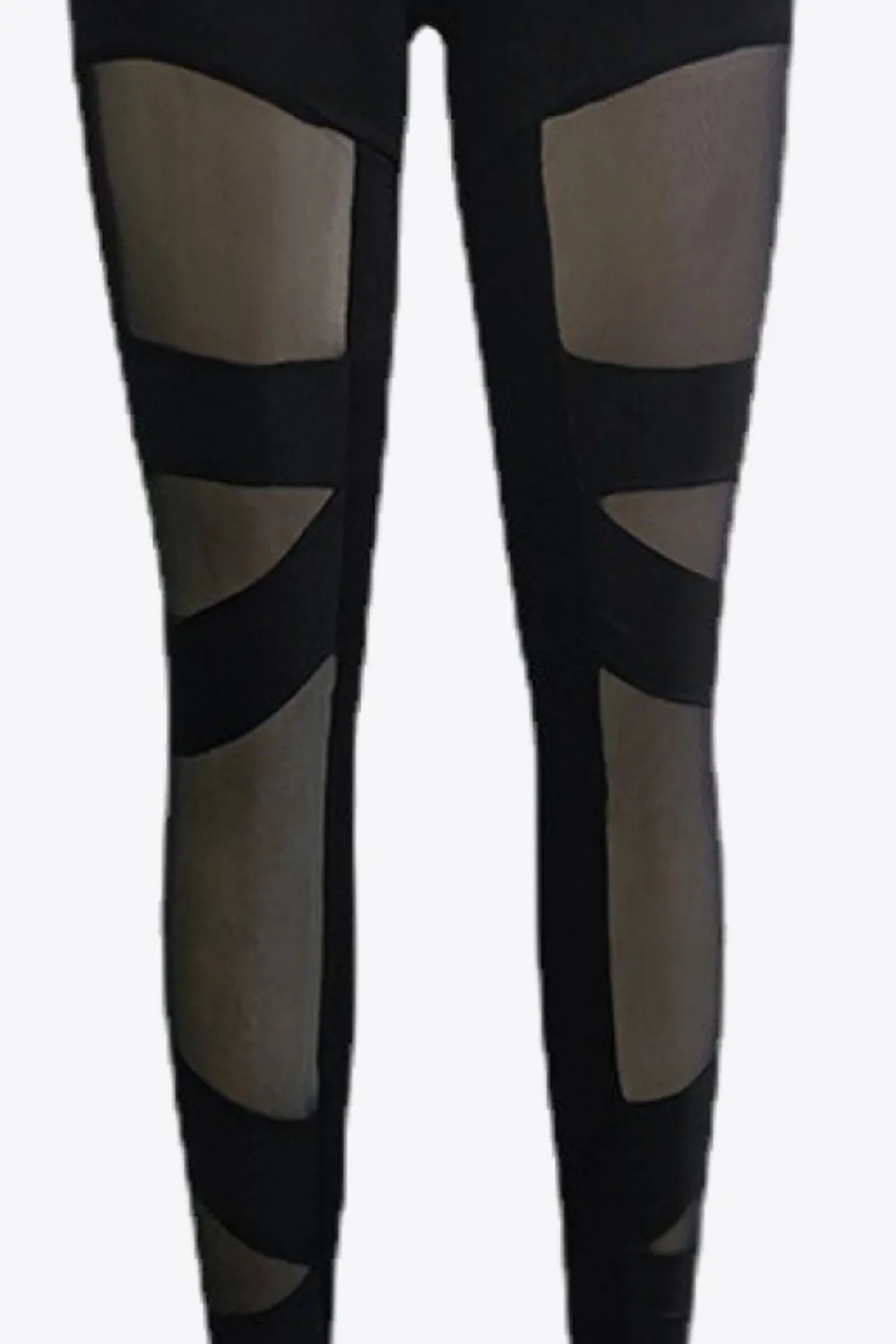 Spliced Mesh Leggings