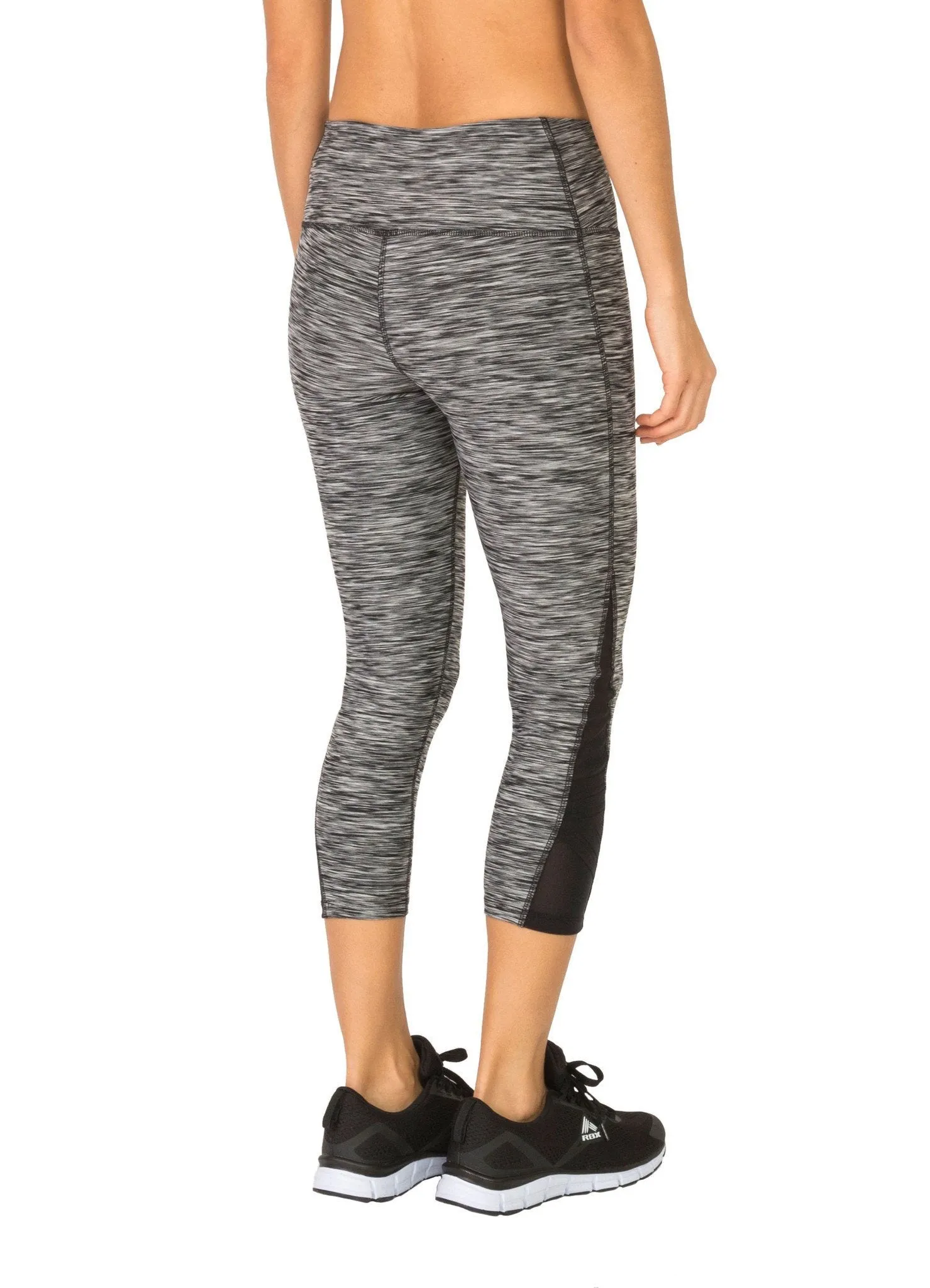 Stratus X-Strappy Mesh Cropped Leggings