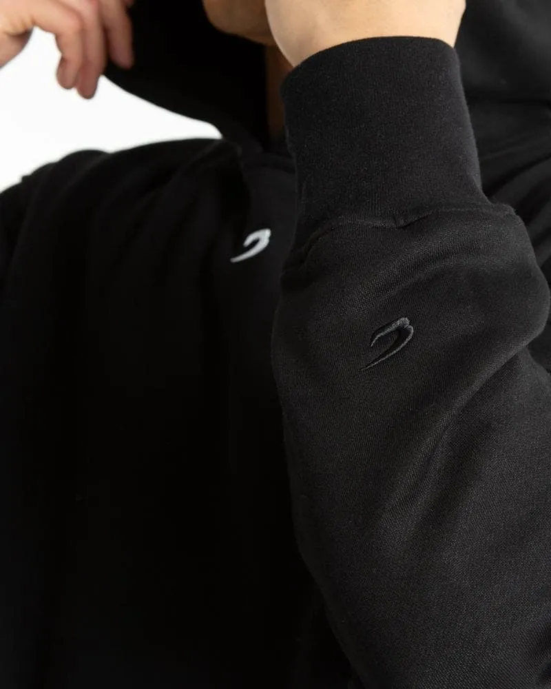 STRIKE LOGO HOODIE - BLACK