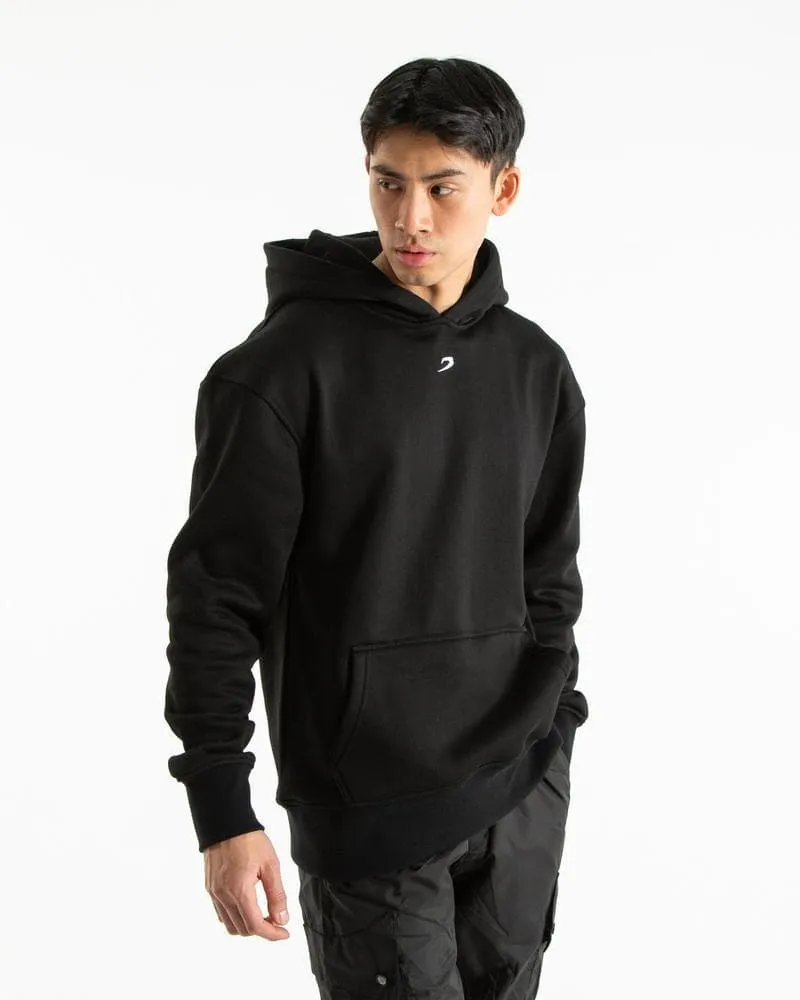 STRIKE LOGO HOODIE - BLACK