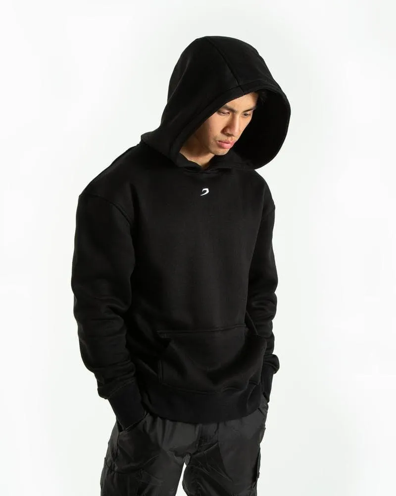 STRIKE LOGO HOODIE - BLACK