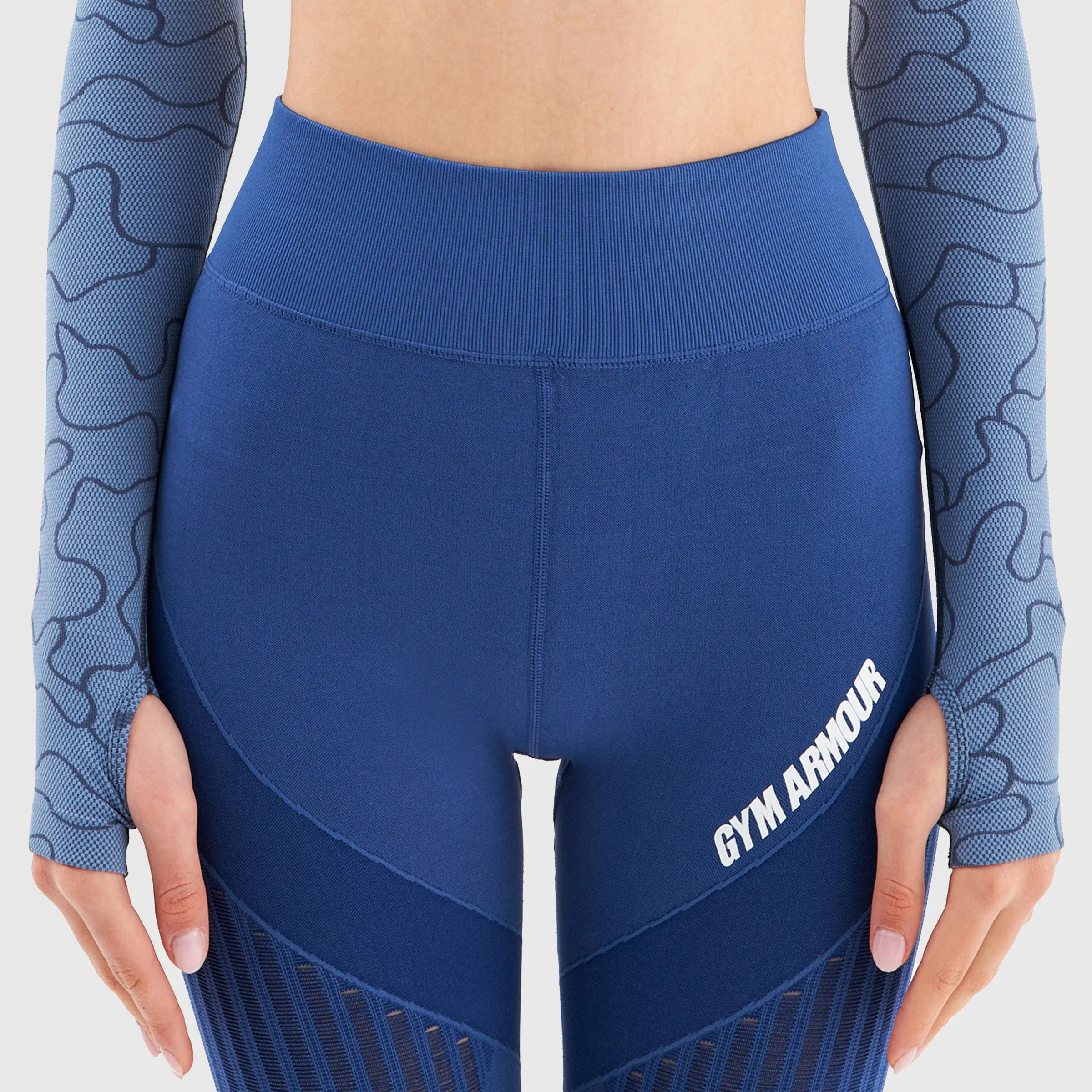 Super Seamless Leggings (Blue Shade)