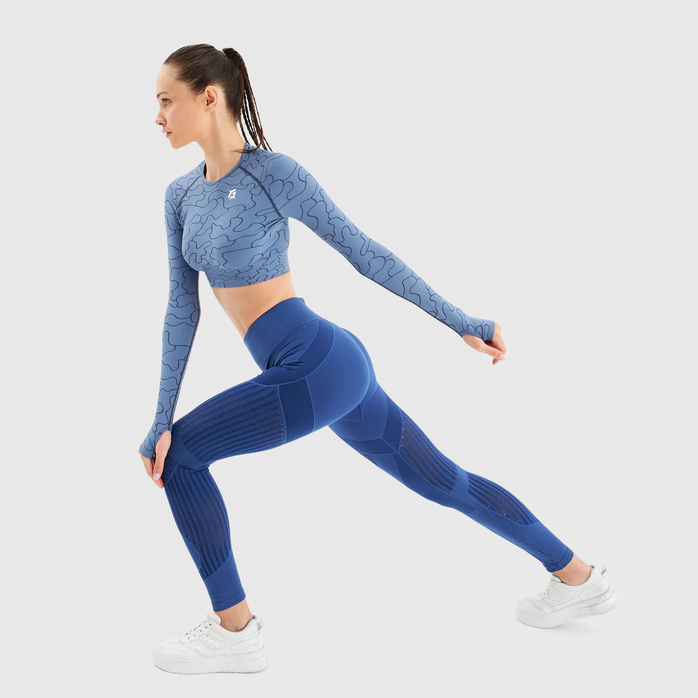 Super Seamless Leggings (Blue Shade)