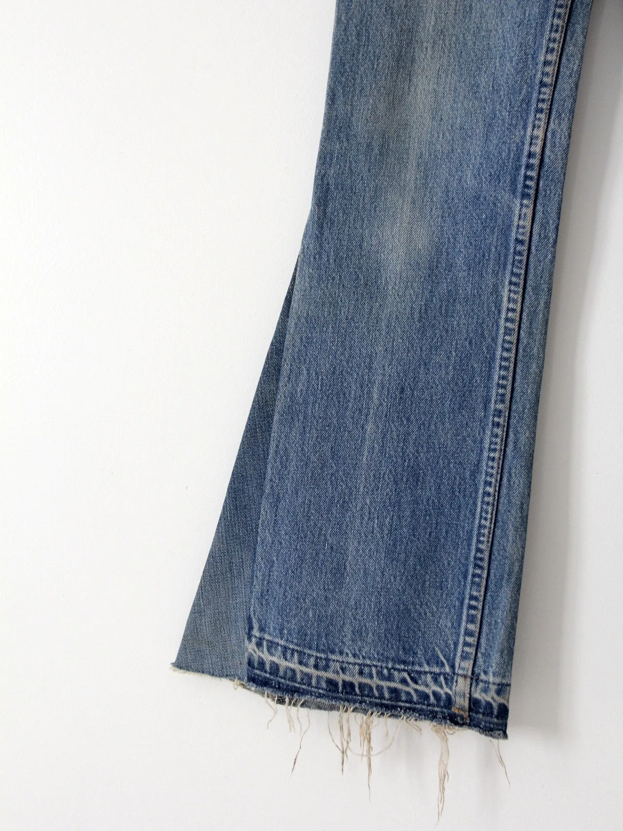 vintage 70s Levi's bell bottoms, 28 x 32