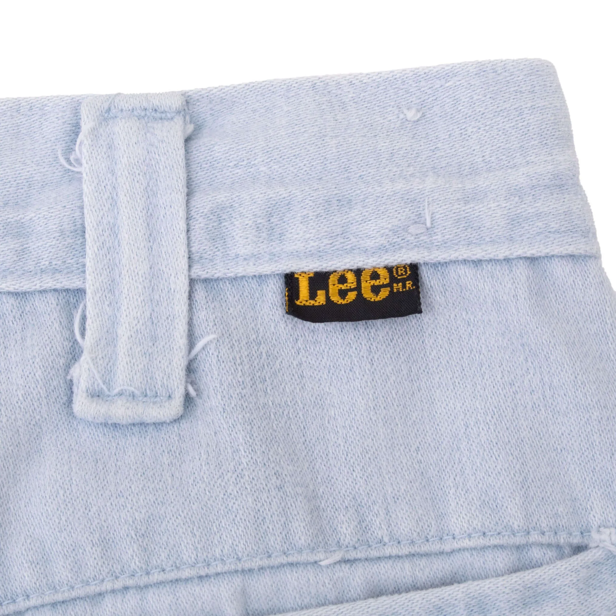 VINTAGE LEE BOTTOM BELL LIGHT BLUE WOMEN JEANS SIZE 30X33 1970S MADE IN USA