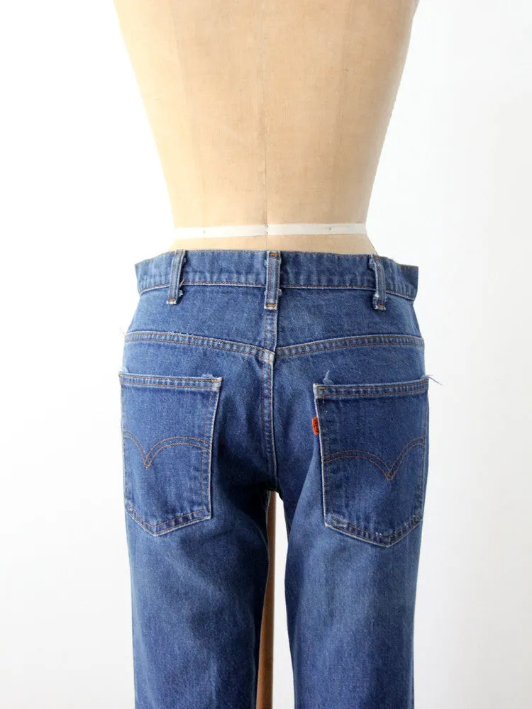 vintage Levis 684 bell bottom jeans, 33 x 33