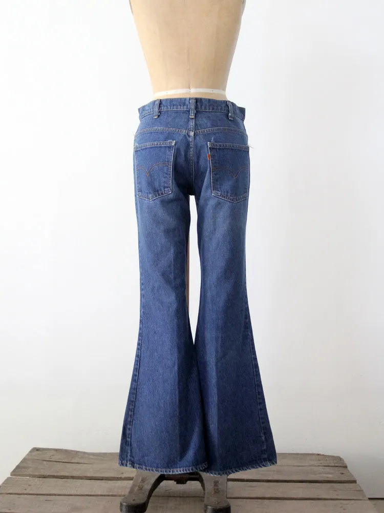 vintage Levis 684 bell bottom jeans, 33 x 33